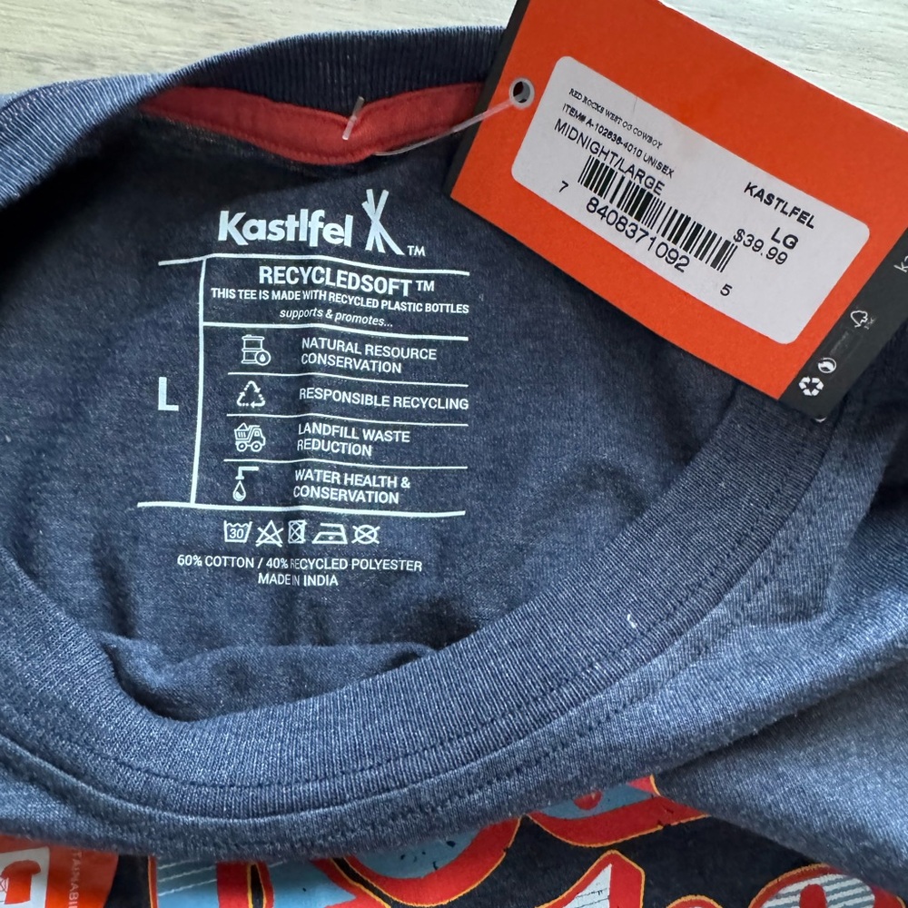Red Rocks Dark Blue Graphic Tee - Picture 4 of 5